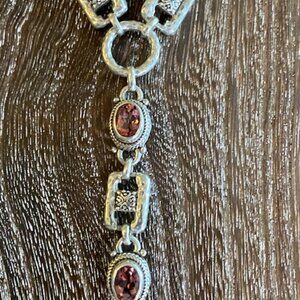 Sarda(tm) 2.72ctw Oval Morganite Color Mystic Topaz(r) Necklace